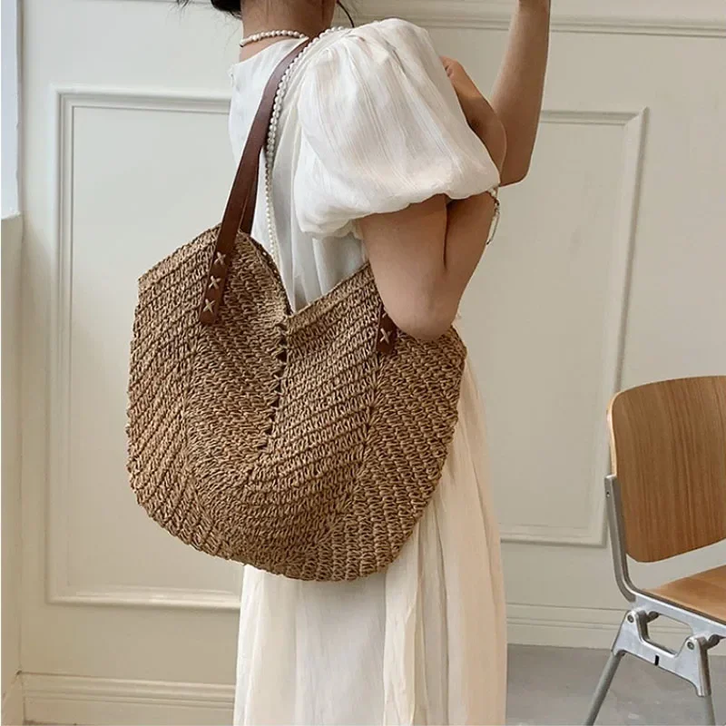 กระเป๋าถือฤดูร้อนปี 2026 กระเป - Crochet Bag Raffia บทวิจารณ์และราคา
