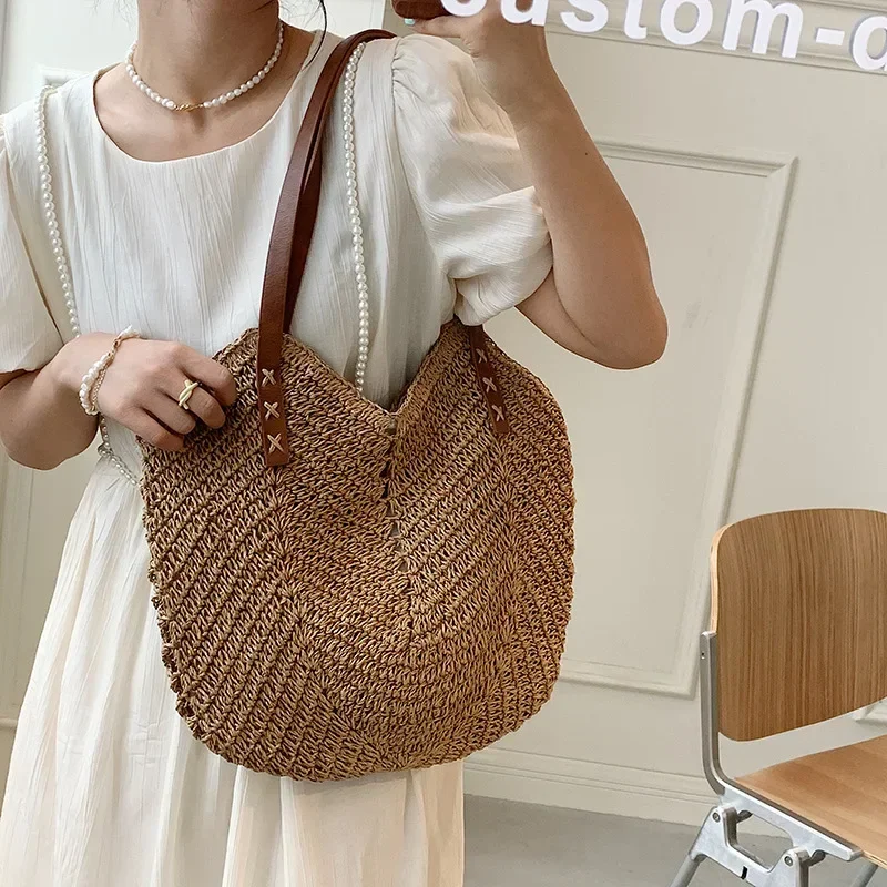 กระเป๋าถือฤดูร้อนปี 2026 กระเป - Crochet Bag Raffia บทวิจารณ์และราคา