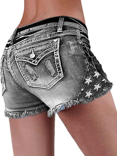 【HME】กางเกงยีนส์ |   ปลดปล่อยค - Shorts Denim Frayed บทวิจารณ์และราคา