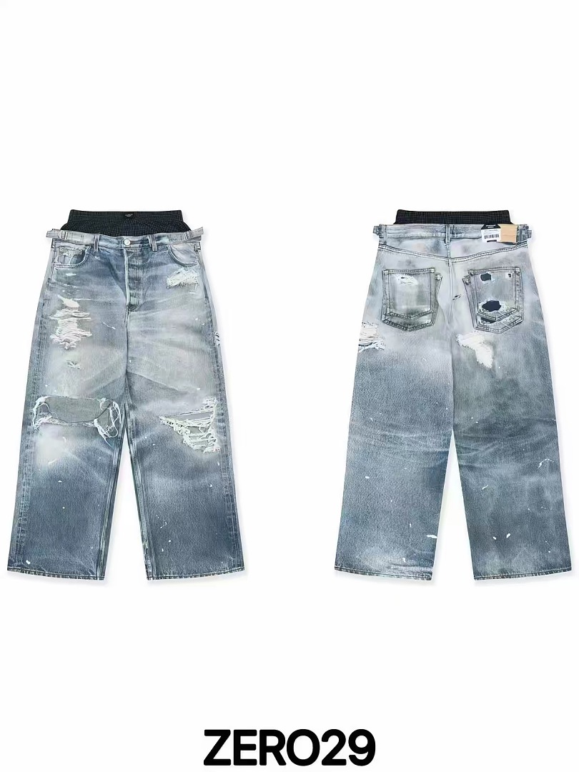 กางเกงยีนส์เดนิมทรงหลวมแบบสองช - Shorts Denim Frayed บทวิจารณ์และราคา
