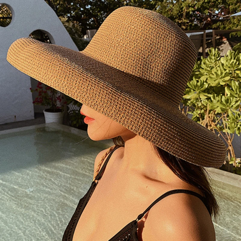 หมวกสานปีกกว้างทรงกลมสำหรับผู้ - Hat Floppy Wide บทวิจารณ์และราคา