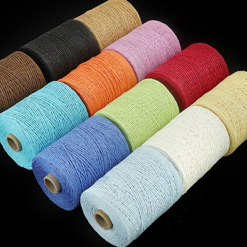 ไหมราฟเฟียแบบธรรมดา 2 ชั้น น้ำ - Crochet Bag Raffia บทวิจารณ์และราคา