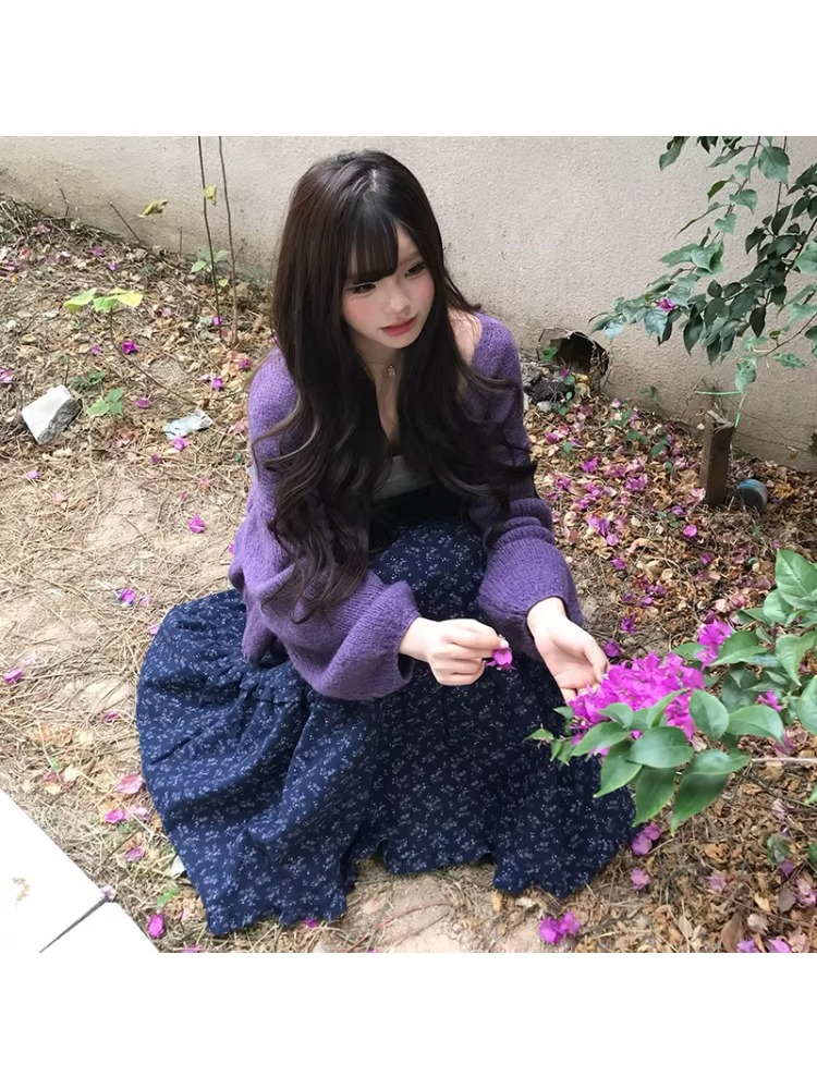 กระโปรงทรงเอเอวสูงลายดอกไม้สำห - Midi Skirt Floral บทวิจารณ์และราคา
