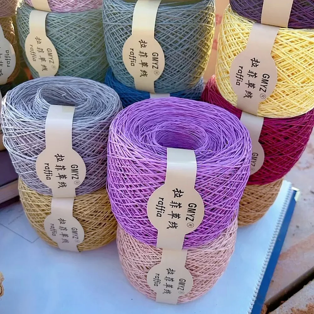 ไหมพรมราฟเฟียญี่ปุ่นแบบล้างทำค - Crochet Bag Raffia บทวิจารณ์และราคา